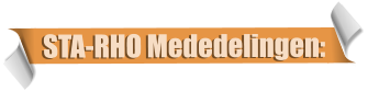 STA-RHO Mededelingen: